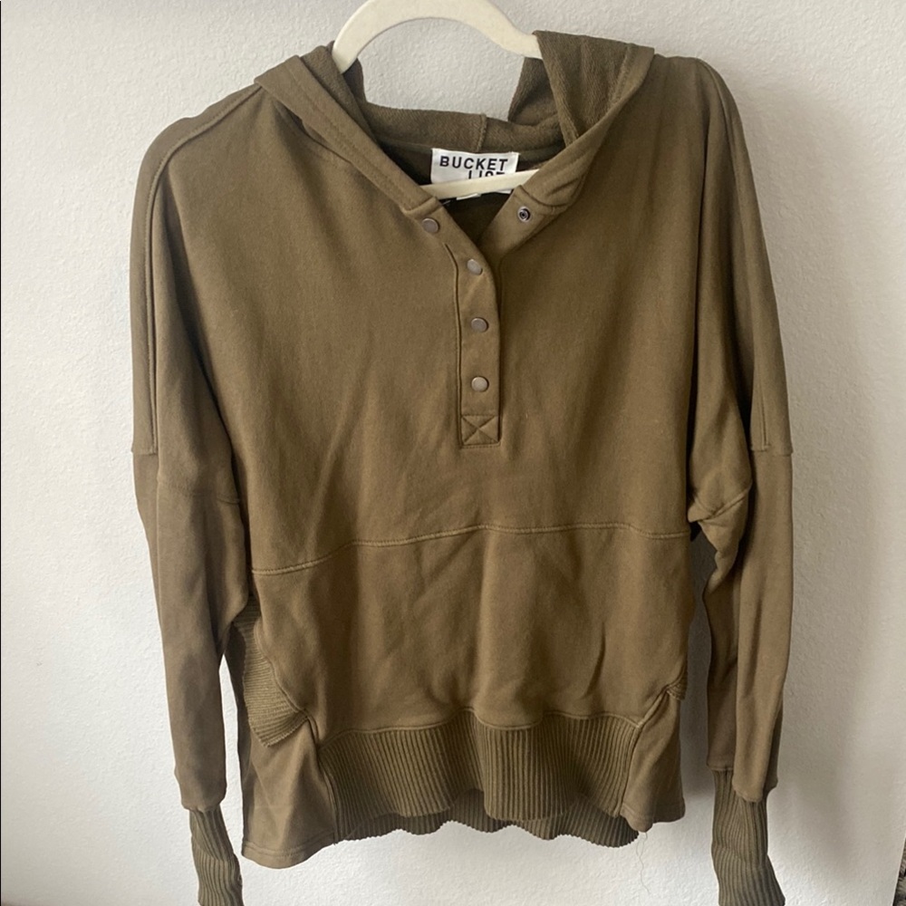 BUCKETLIST Olive Green Sweater